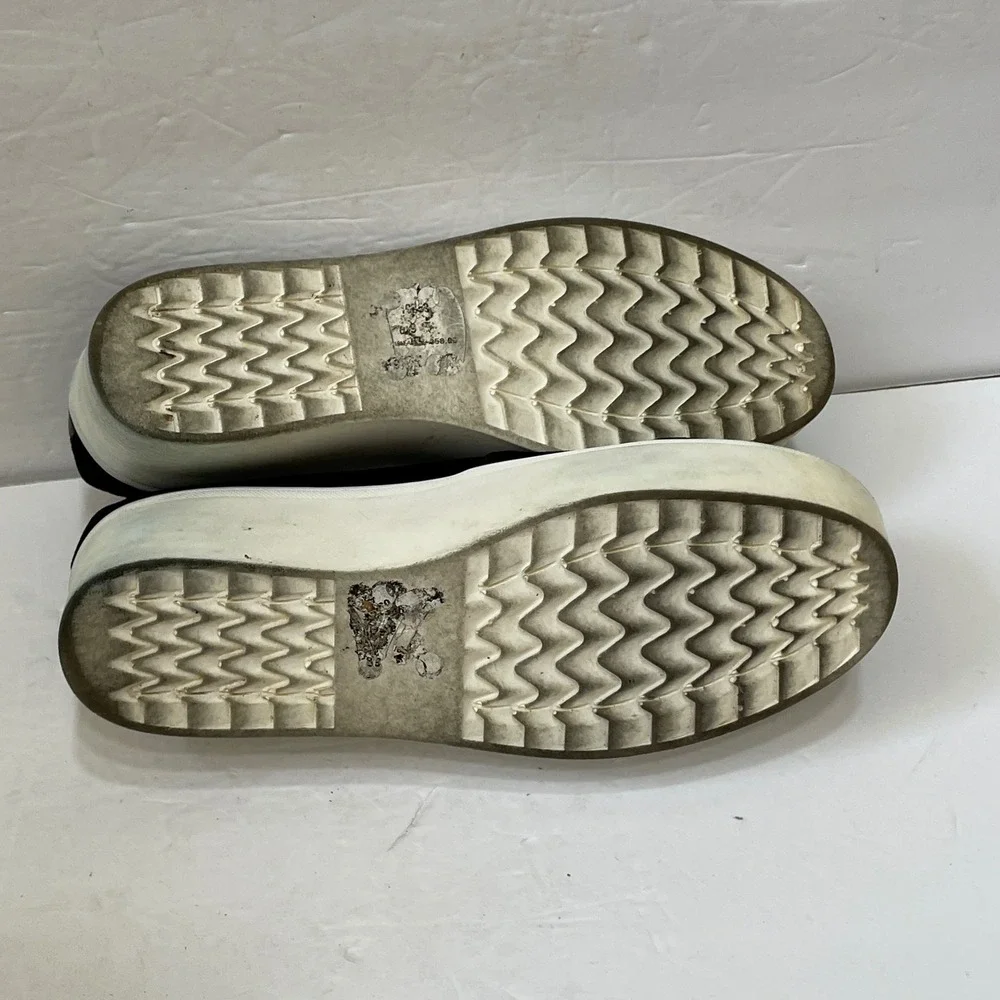 EXCELLENT CONDITION GOLO BLACK VELVET PLATFORM LOAFERS‎